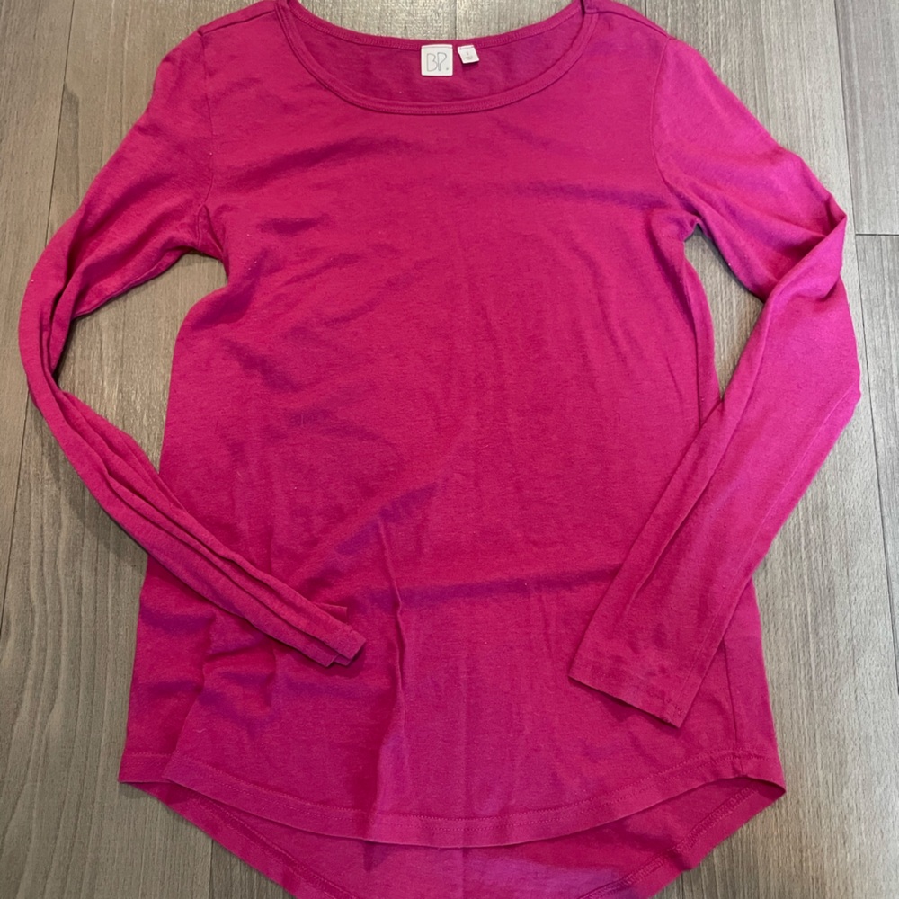 BP Long Sleeve Tee in Pink